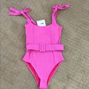 NWT Beach Riot Sydney Pink Swimsuit M